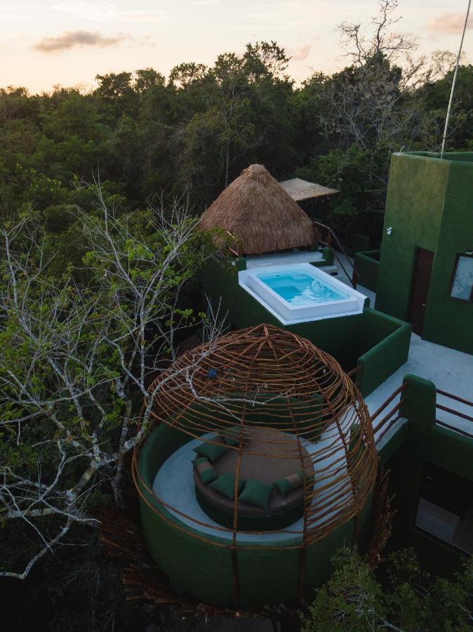 Casa Pibe, Private Jacuzzi, Pier And Rooftop Villa Bacalar Exteriör bild